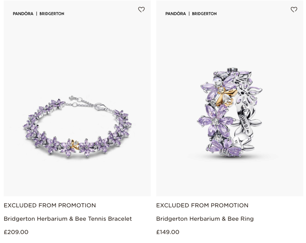 PANDORA公式ジュエリーの画像