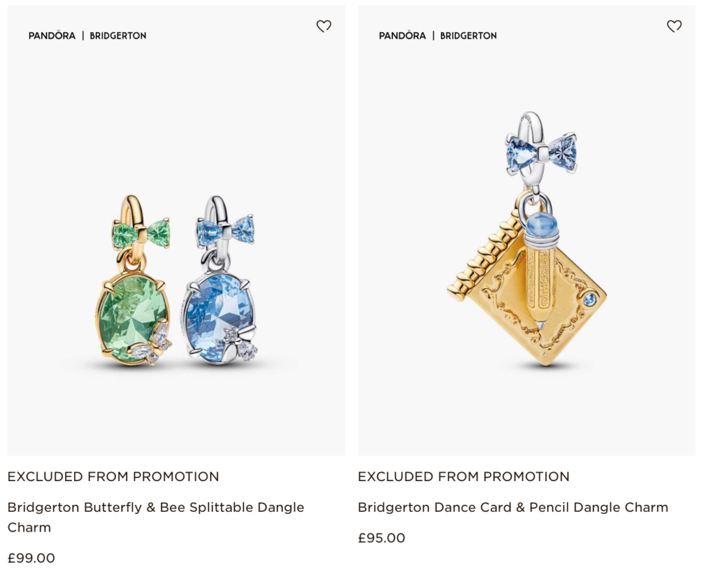 PANDORA公式ジュエリーの画像