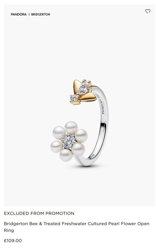 PANDORA公式ジュエリーの画像