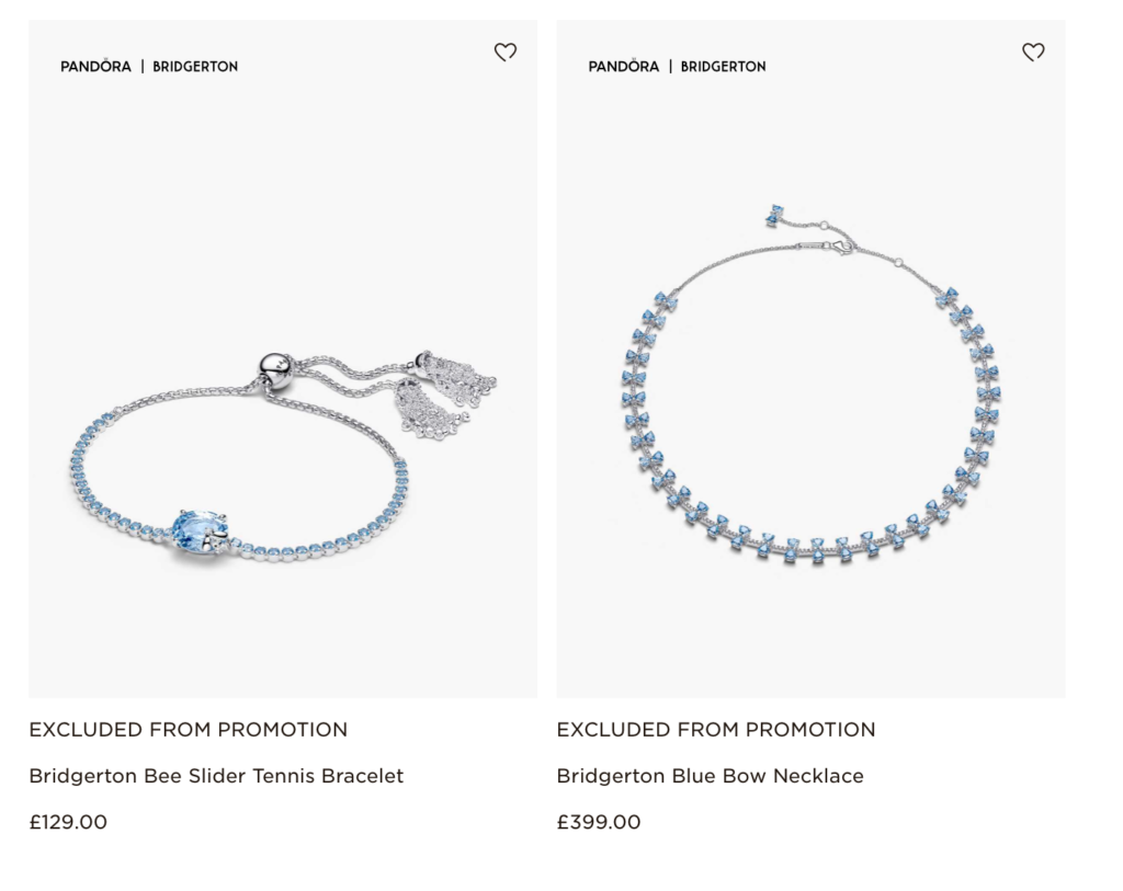 PANDORA公式ジュエリーの画像