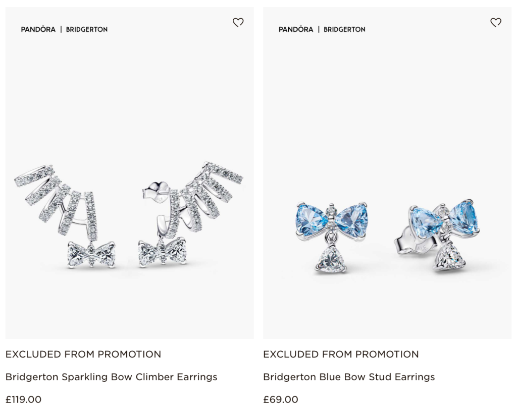 PANDORA公式ジュエリーの画像